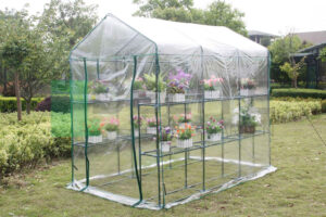 143x214x195cm walk-in greenhouse